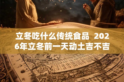 立冬吃什么传统食品  2026年立冬前一天动土吉不吉利