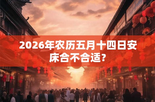 2026年农历五月十四日安床合不合适? 2026年农历五月十四日安床合不合适?