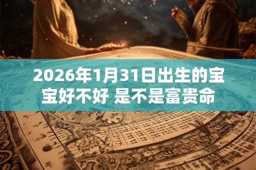 2026年1月31日出生的宝宝好不好 是不是富贵命