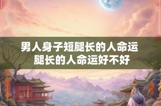 男人身子短腿长的人命运  腿长的人命运好不好