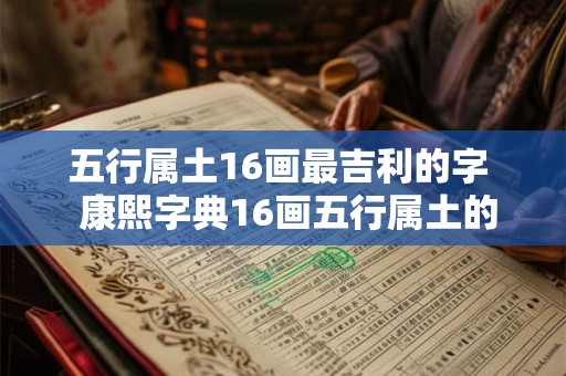 五行属土16画最吉利的字  康熙字典16画五行属土的字