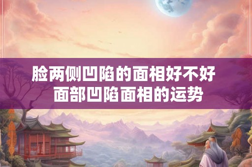 脸两侧凹陷的面相好不好  面部凹陷面相的运势