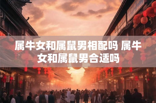 属牛女和属鼠男相配吗 属牛女和属鼠男合适吗