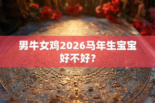 男牛女鸡2026马年生宝宝好不好？