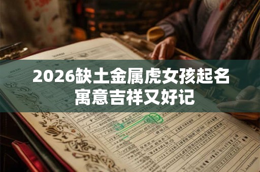 2026缺土金属虎女孩起名  寓意吉祥又好记
