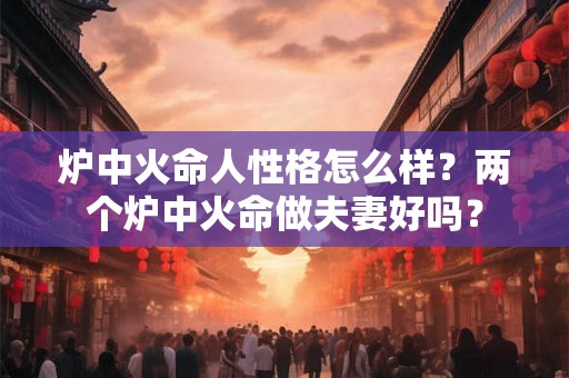 炉中火命人性格怎么样?两个炉中火命做夫妻好吗? 炉中火命人性格怎么样?两个炉中火命做夫妻好吗?