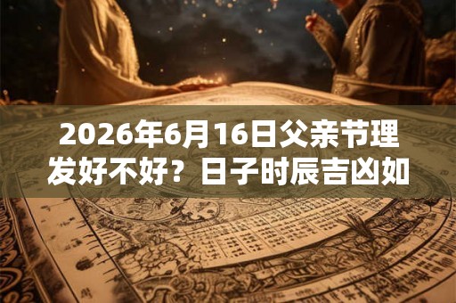 2026年6月16日父亲节理发好不好？日子时辰吉凶如何？
