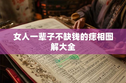 女人一辈子不缺钱的痣相图解大全