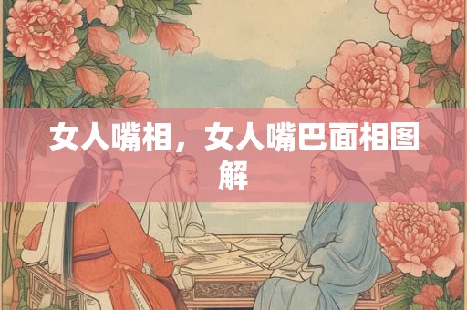 女人嘴相，女人嘴巴面相图解