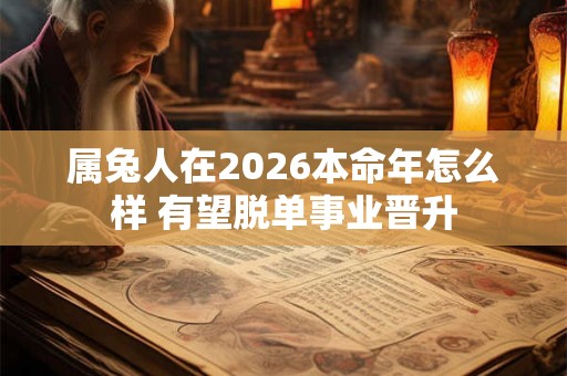 属兔人在2026本命年怎么样 有望脱单事业晋升