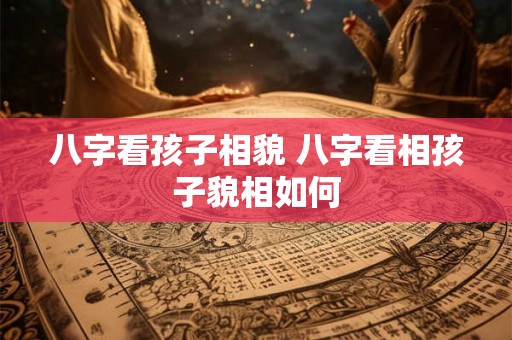 八字看孩子相貌 八字看相孩子貌相如何