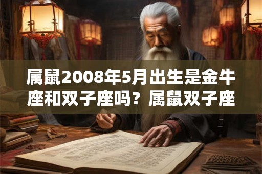 属鼠2008年5月出生是金牛座和双子座吗？属鼠双子座性格怎么样？
