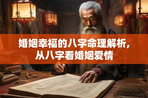 婚姻幸福的八字命理解析,从八字看婚姻爱情