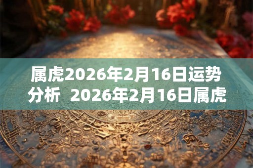 属虎2026年2月16日运势分析  2026年2月16日属虎今日运势