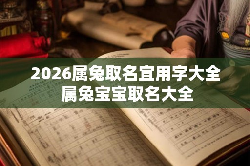 2026属兔取名宜用字大全 属兔宝宝取名大全