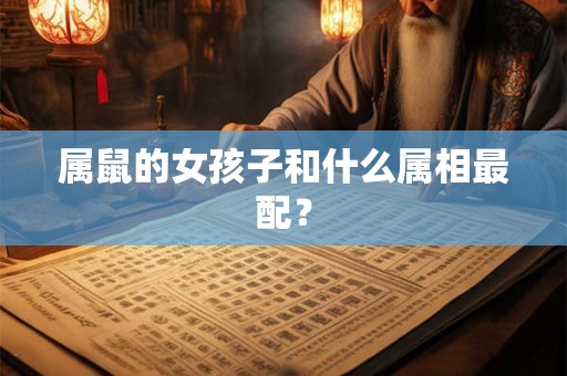 属鼠的女孩子和什么属相最配？