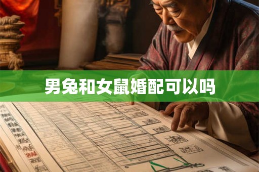 男兔和女鼠婚配可以吗