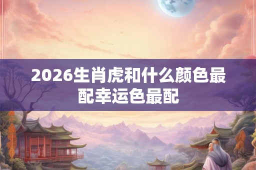 2026生肖虎和什么颜色最配幸运色最配 2026生肖虎和什么颜色最配幸运色最配
