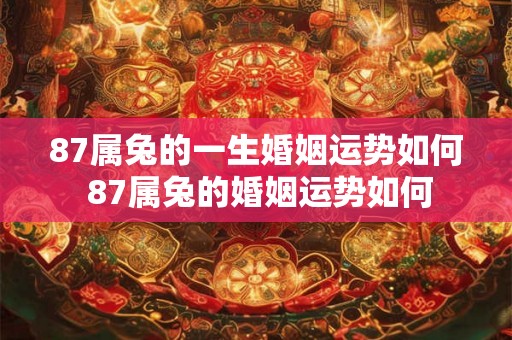 87属兔的一生婚姻运势如何 87属兔的婚姻运势如何 87属兔的一生婚姻运势如何 87属兔的婚姻运势如何