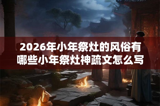 2026年小年祭灶的风俗有哪些小年祭灶神疏文怎么写？