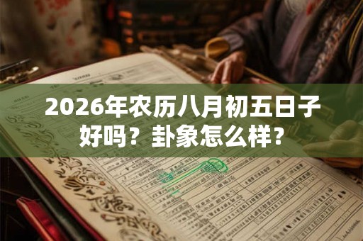 2026年农历八月初五日子好吗？卦象怎么样？