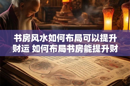 书房风水如何布局可以提升财运 如何布局书房能提升财运