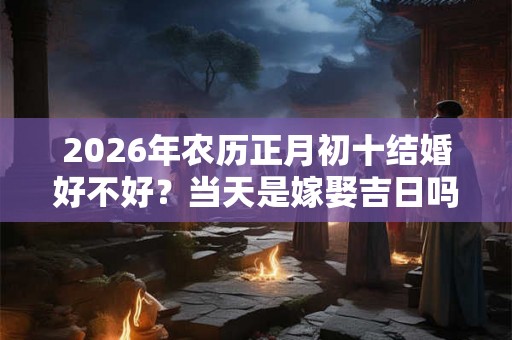 2026年农历正月初十结婚好不好？当天是嫁娶吉日吗