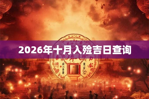 2026年十月入殓吉日查询 2026年十月入殓吉日查询