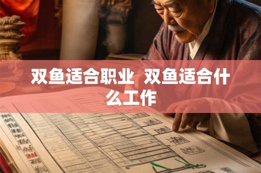 双鱼适合职业  双鱼适合什么工作