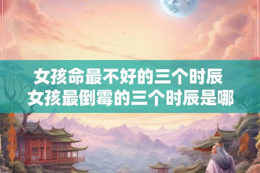 女孩命最不好的三个时辰 女孩最倒霉的三个时辰是哪些 女孩命最不好的三个时辰 女孩最倒霉的三个时辰是哪些