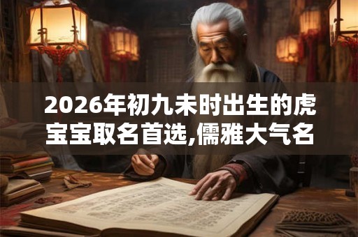 2026年初九未时出生的虎宝宝取名首选,儒雅大气名字