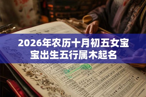 2026年农历十月初五女宝宝出生五行属木起名