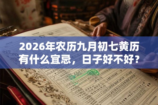2026年农历九月初七黄历有什么宜忌，日子好不好？