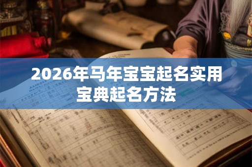 2026年马年宝宝起名实用宝典起名方法