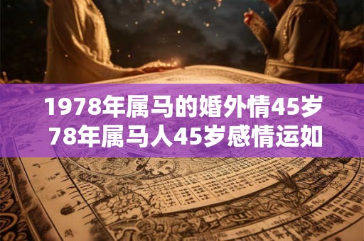 1978年属马的婚外情45岁 78年属马人45岁感情运如何