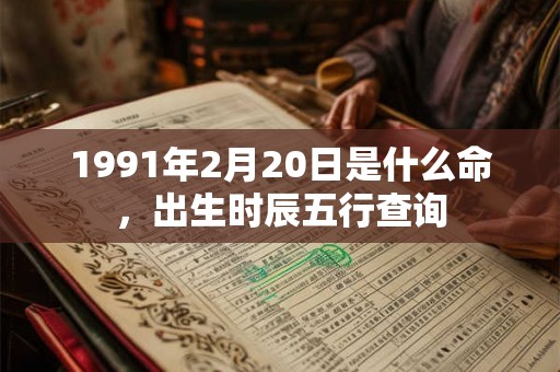 1991年2月20日是什么命，出生时辰五行查询