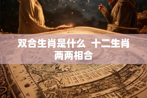 双合生肖是什么 十二生肖两两相合 双合生肖是什么 十二生肖两两相合