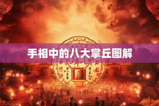 手相中的八大掌丘图解