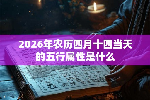 2026年农历四月十四当天的五行属性是什么
