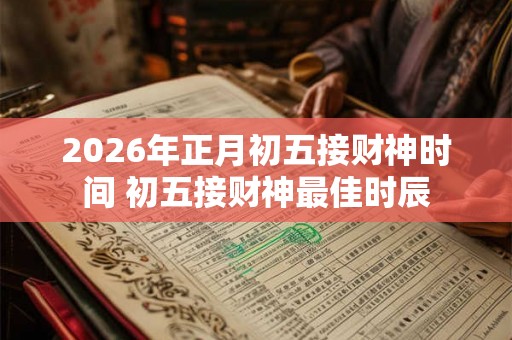 2026年正月初五接财神时间 初五接财神最佳时辰