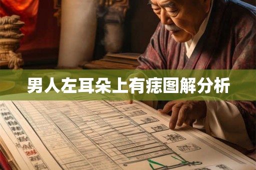 男人左耳朵上有痣图解分析