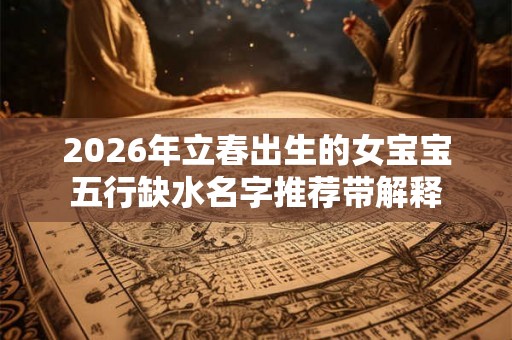 2026年立春出生的女宝宝五行缺水名字推荐带解释 2026年立春出生的女宝宝五行缺水名字推荐带解释