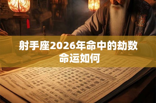 射手座2026年命中的劫数 命运如何 射手座2026年命中的劫数 命运如何