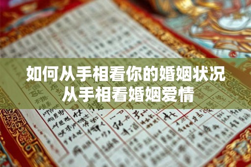 如何从手相看你的婚姻状况 从手相看婚姻爱情