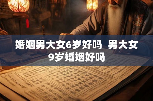 婚姻男大女6岁好吗  男大女9岁婚姻好吗