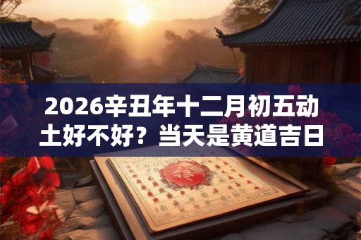 2026辛丑年十二月初五动土好不好？当天是黄道吉日吗？