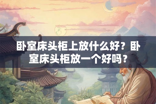 卧室床头柜上放什么好?卧室床头柜放一个好吗? 卧室床头柜上放什么好?卧室床头柜放一个好吗?