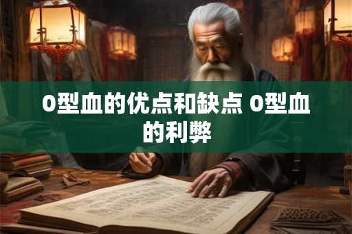 0型血的优点和缺点 0型血的利弊