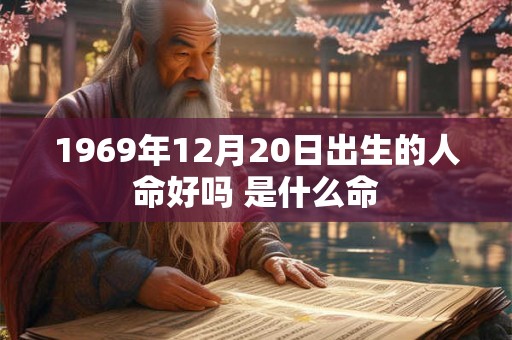1969年12月20日出生的人命好吗 是什么命 1969年12月20日出生的人命好吗 是什么命