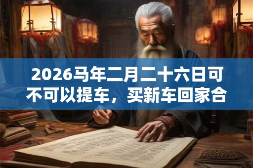 2026马年二月二十六日可不可以提车，买新车回家合适吗？